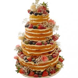 Naked Wedding Cake