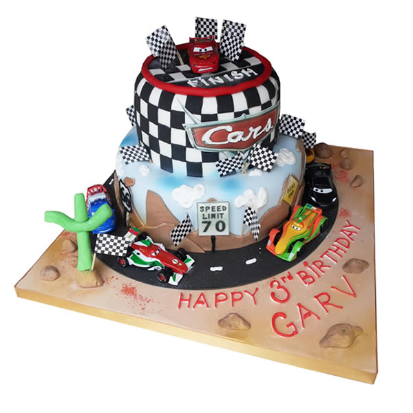 Disney Cars Round Edible Cake Image – The Caker's Pantry