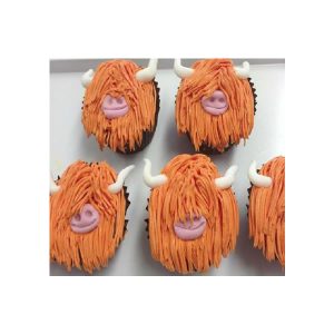 Highland Cow Cupcakes