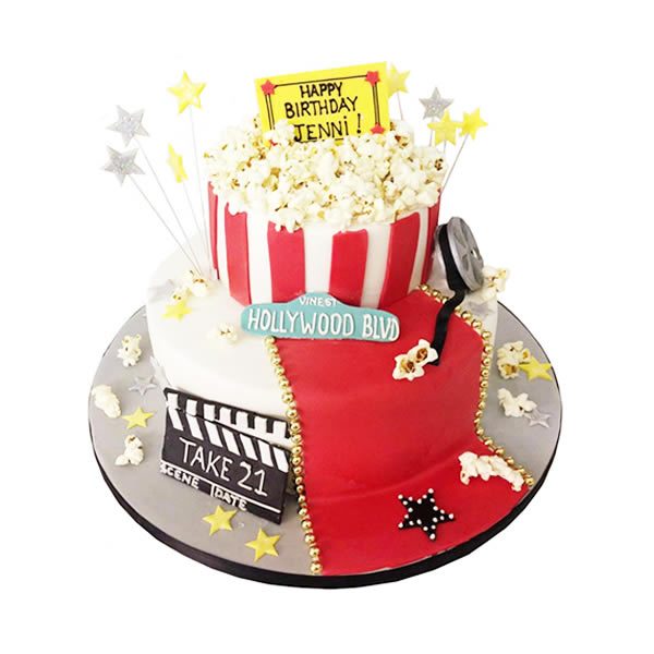 Hollywood Movie Birthday Cake