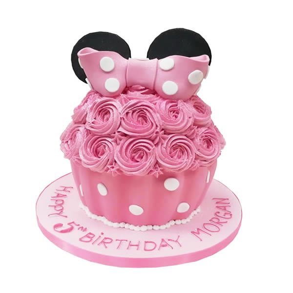 Minnie Mouse Large Cupcake