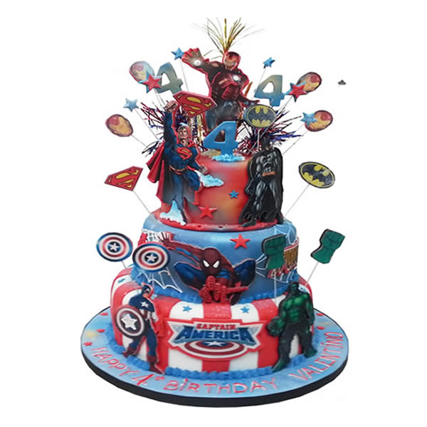 Superhero Cake Tutorials - Spiderman cake, Batman, Avengers, Hulk Cake