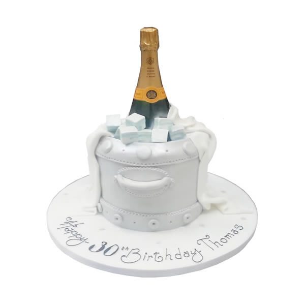 Champagne Bucket Birthday Cake