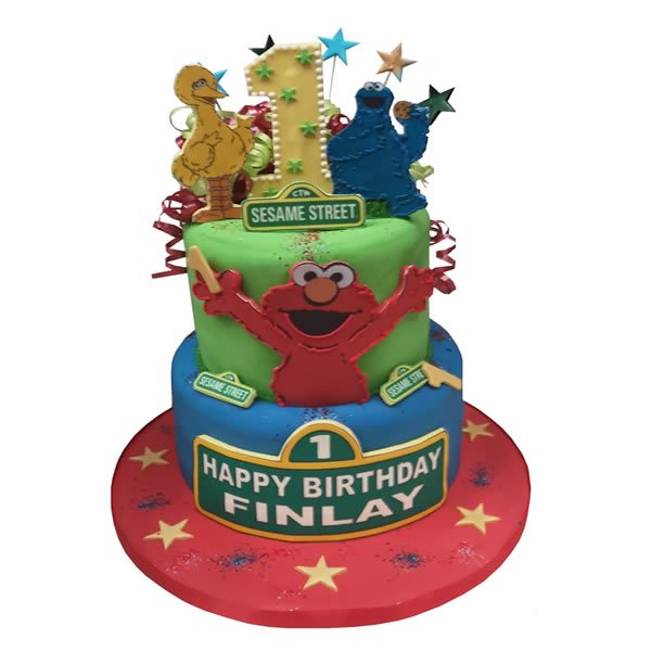 Sesame Street Birthday Cake